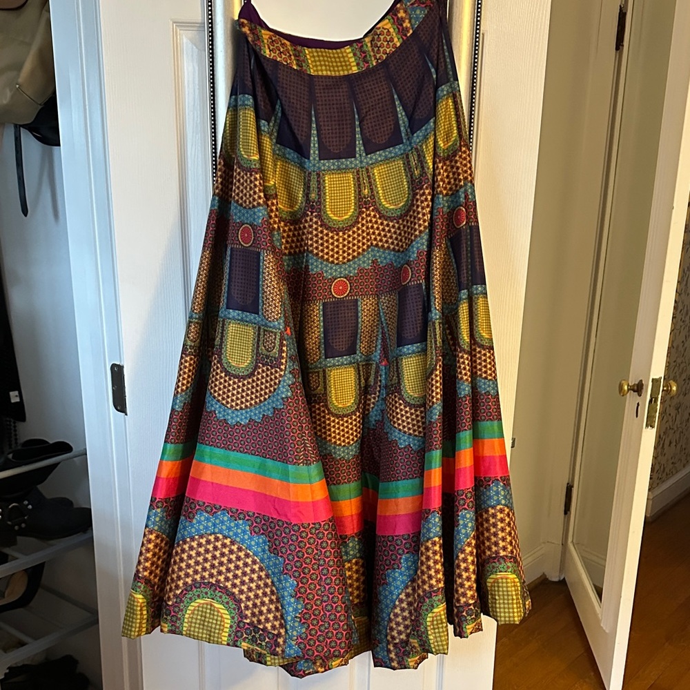 Multicolor A-Line Women's Skirt